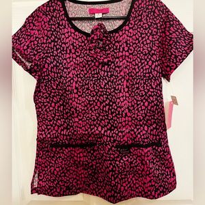 Betsey Johnson Scrub Top